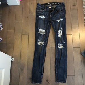 American eagle ripped jeans